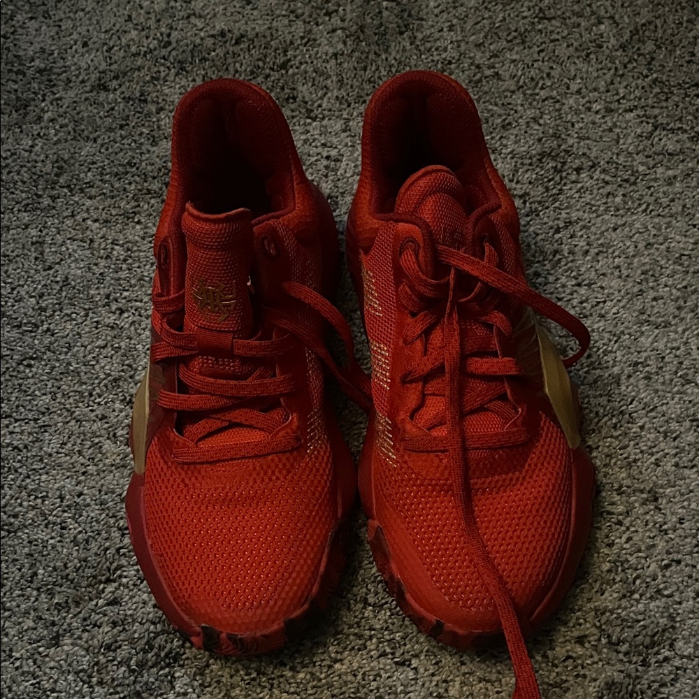 adidas Kids Red Sneakers Don issue 1 Ironman collaboration